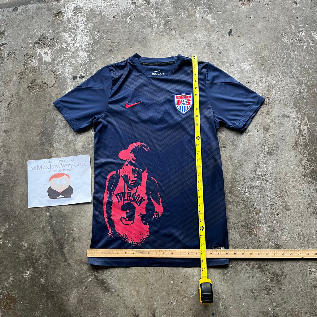 Upcycled Nike USA Soccer Playboi Carti with Measurements (S/M)