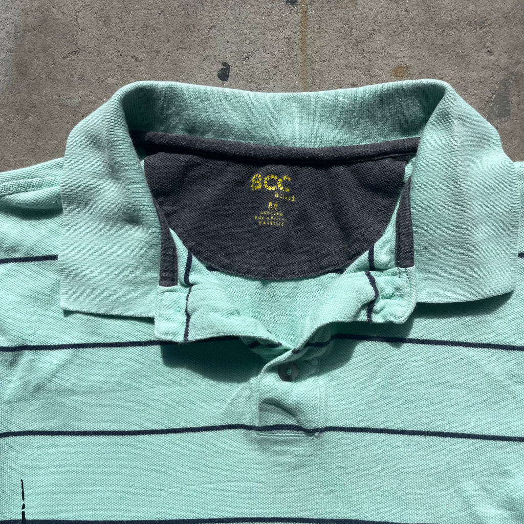 Teal and Black Night Castle Polo - Medium