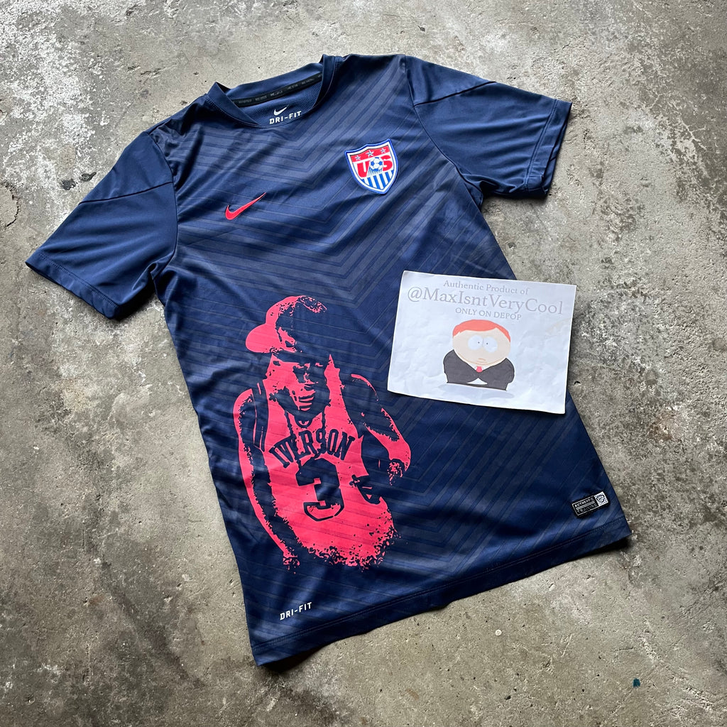 Upcycled Nike USA Soccer Playboi Carti with Measurements (S/M)