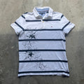 Tommy Hillfigure Upcycled Floral Polo - Medium