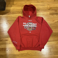 Upcycled Faded Red and White Red Sox x A$AP Rocky graphic hoodie